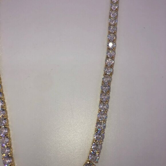 18k 72ct Tennis Necklace - Picture 9 of 12